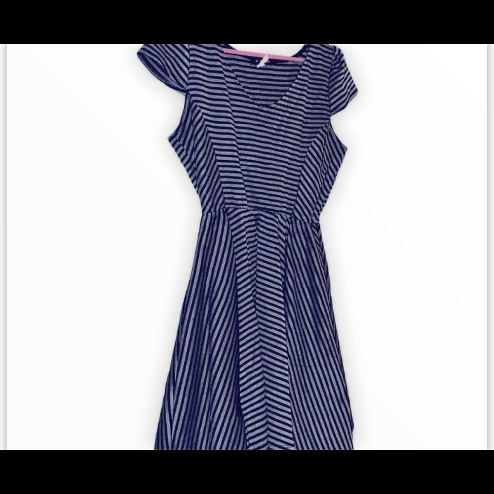 Glittery striped dress